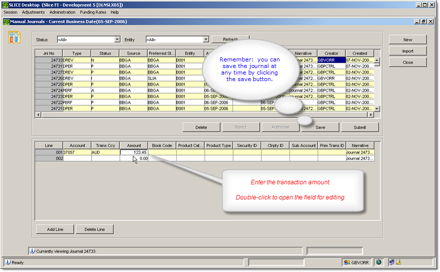 Enter the Transaction Amount