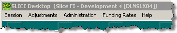 Slice Desktop Menu Strip