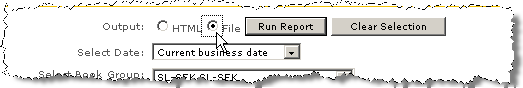Select File Radio Button